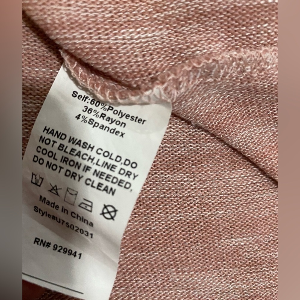 SUZANNA Betro Pale Pink Tunic Top - Picture 4 of 7